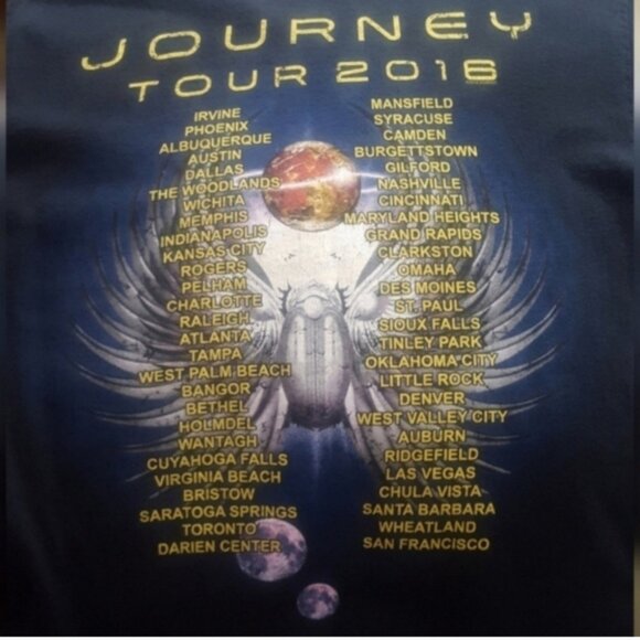 Black Journey Band Tee and VIP Pass Keychain Collectible - Picture 4 of 14